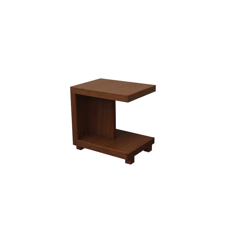 Bridgevine Home Laurel Canyon 18 inch Chairside Table, No Assembly Required
