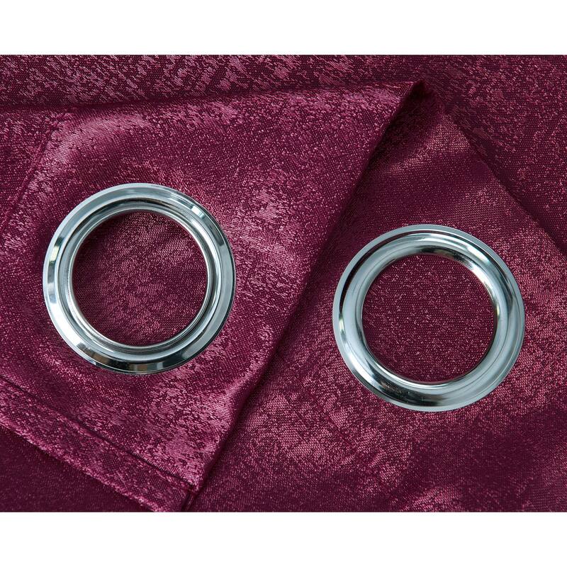 Nora Embossed Blackout Grommet Panel 90" - 52 x 90 in. - 52 x 90 in.