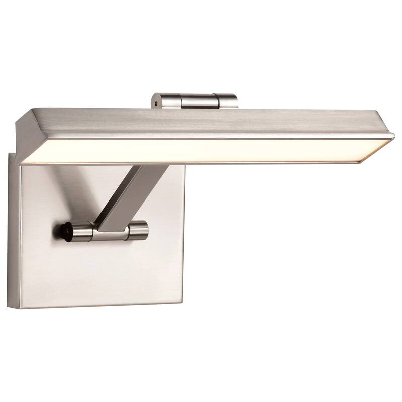Hazel 1 Foot LED Picture Light 3 CCT Selectable Brushed Nickel Finish Acrylic Lens - Brushed Nickel