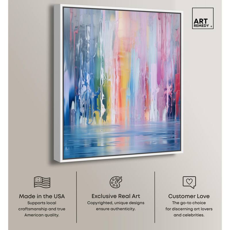 Painted Streams Canvas by Art Remedy