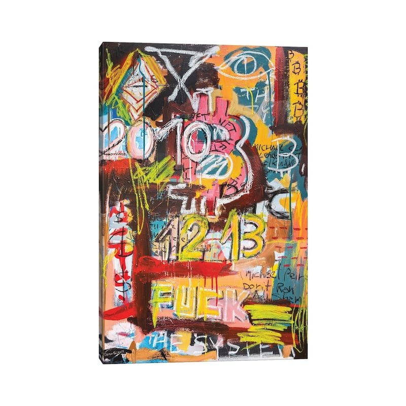 iCanvas "Satoshi Nakamoto Logged Off" by Diego Tirigall Canvas Print