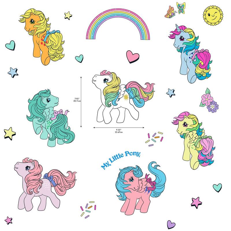 RoomMates My Little Pony Retro Characters Wall Decals