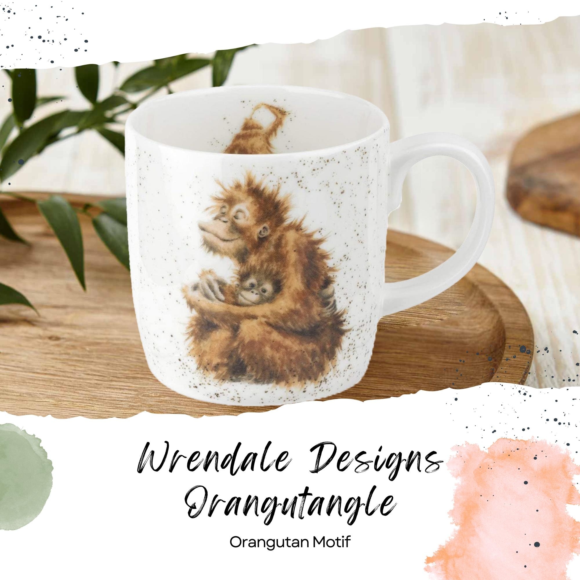 Royal Worcester Wrendale Designs Mug Wildlife Animals - On Sale