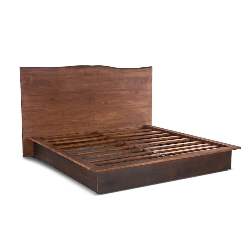Palermo Acacia Wood Live Edge Bed