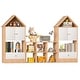 preview thumbnail 5 of 38, House-Shaped Children's Bookshelf，Multi-Functional Organizer for Books & Toys