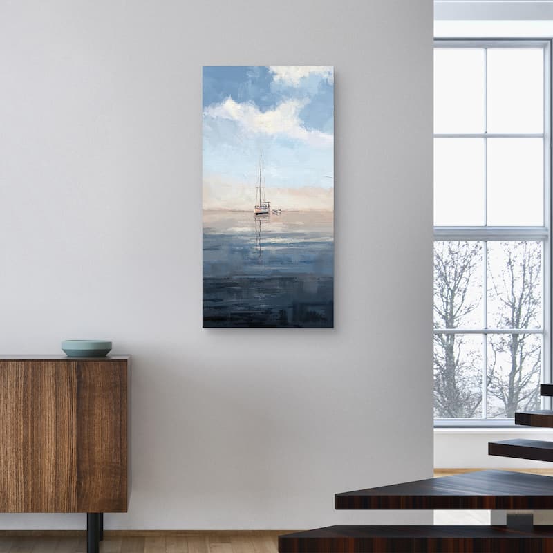 Coastline Colors Light Canvas Art Print
