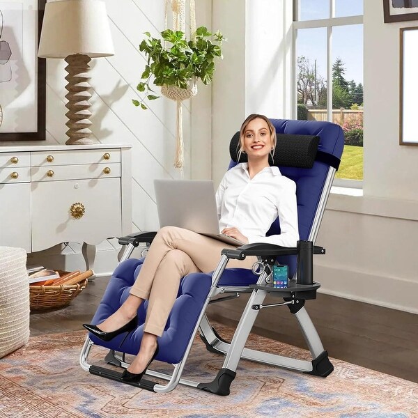 DoCred Zero Gravity Chair Folding Adjustable Patio Lounge Chair On Sale Bed Bath Beyond 39094161