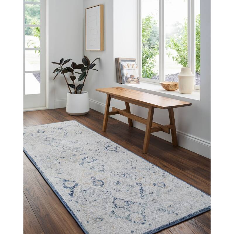 Livabliss Harput Transitional Medallion Area Rug
