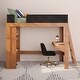 preview thumbnail 17 of 27, Max and Lily Mid-Century Modern Twin Loft Bed with Desk and Bookshelf