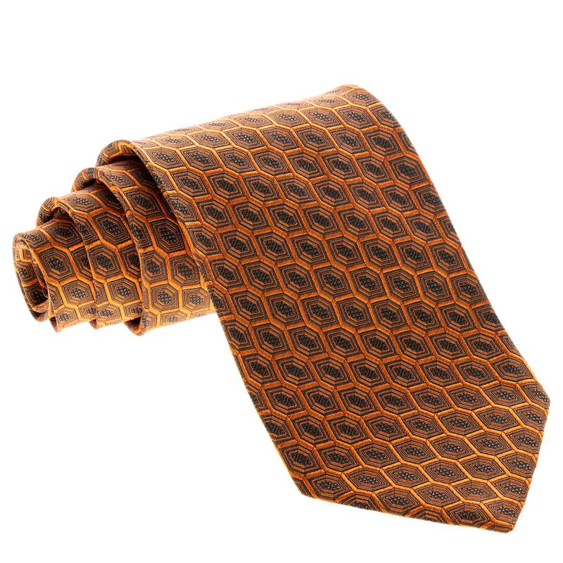 Etro Tie - Orange and Black
