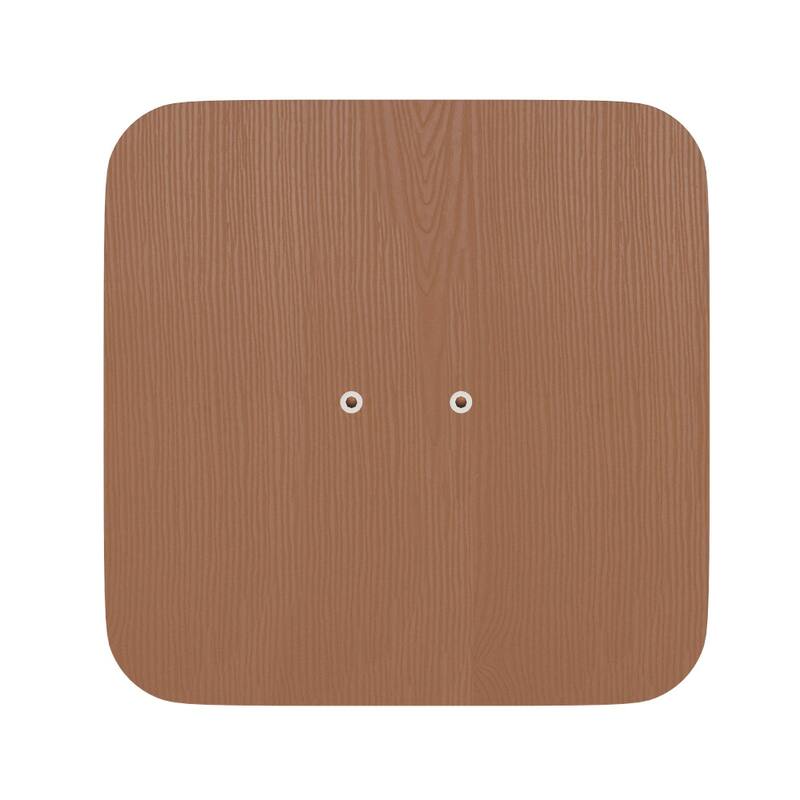 All-Weather Polyresin Seat for Colorful Metal Stools and Chairs-4 Pack