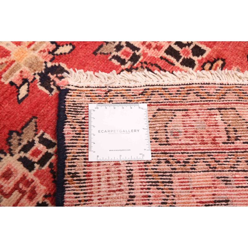 ECARPETGALLERY Hand-knotted Andelz Light Red Wool Rug - 2'7 x 9'8