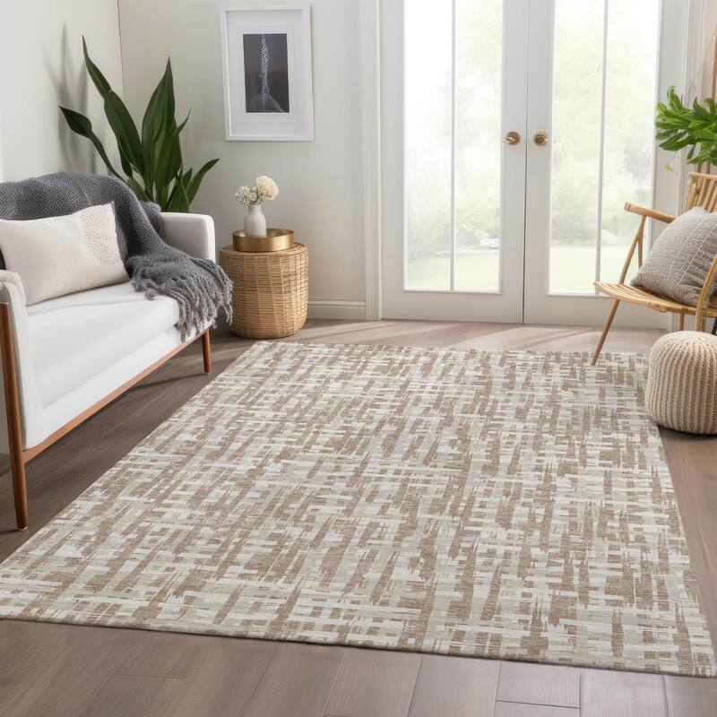 Premium Washable Super Soft Abstract Weave Mayfield Rug