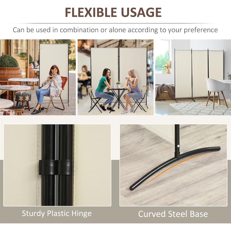 3 Panel Room Divider