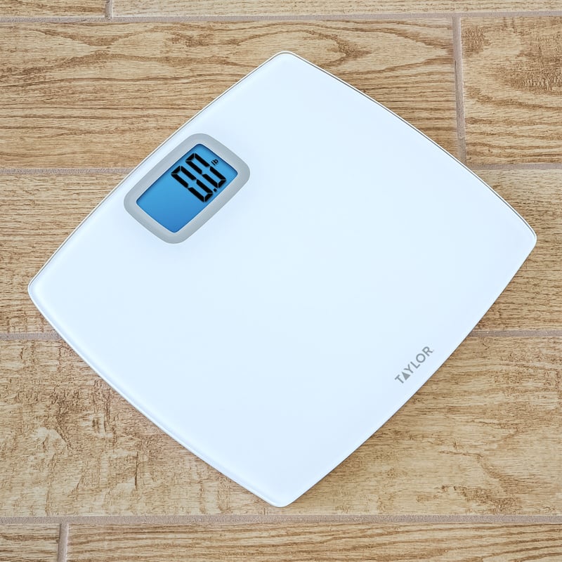 Taylor Digital Scales for Body Weight, White