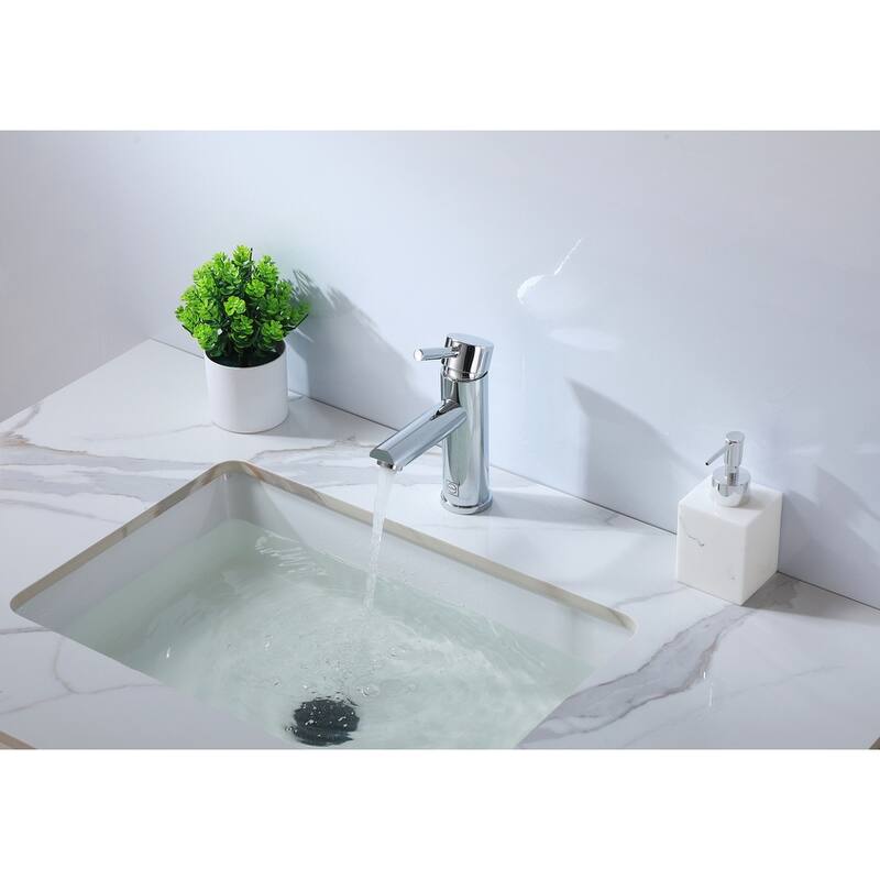 Indigo Home Single Hole Single Handle Bathroom Faucet