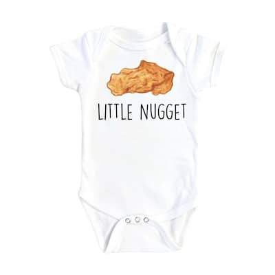 Chicken Nugget - Baby Boy Girl Clothes Infant Bodysuit Funny Cute Newborn 1B