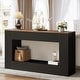 preview thumbnail 28 of 32, Modern Console Table, 55-Inch Wood Entryway Table with Storage