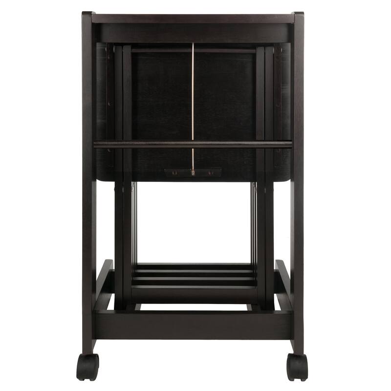 Brienda 5-Pc Snack Table Set, Flip Top - 19.13 x 14.17 x 32.2 inches