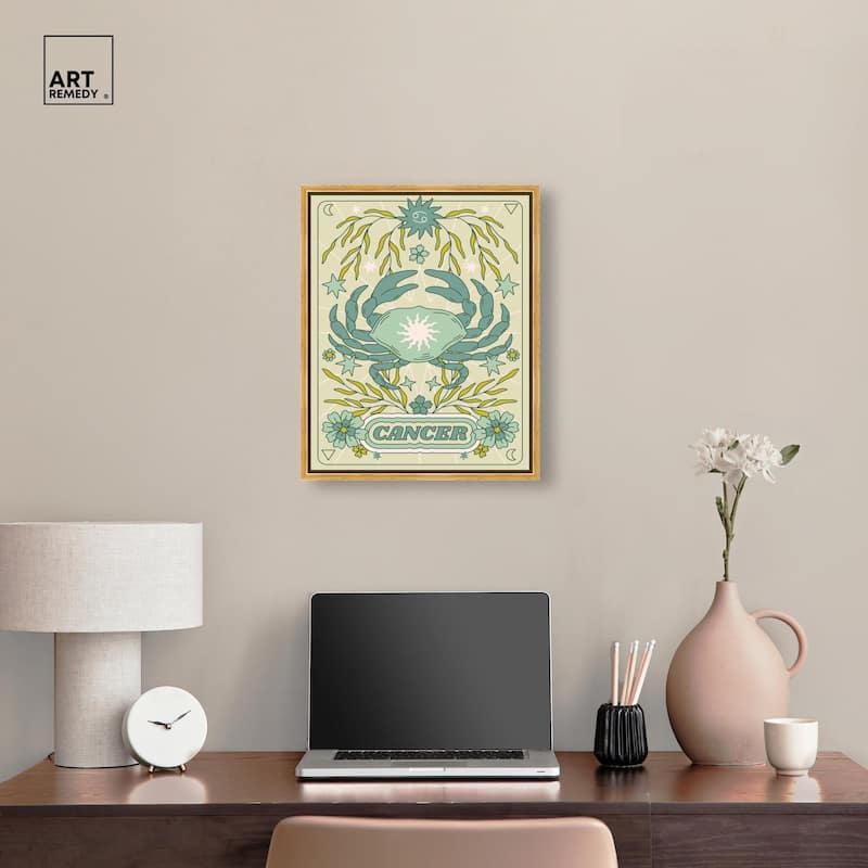 Cancer Stars Card Canvas by Art Remedy