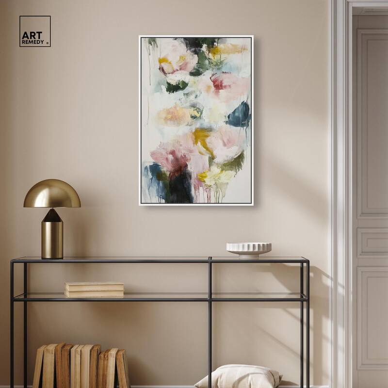 Dripping Colors I Canvas by Art Remedy