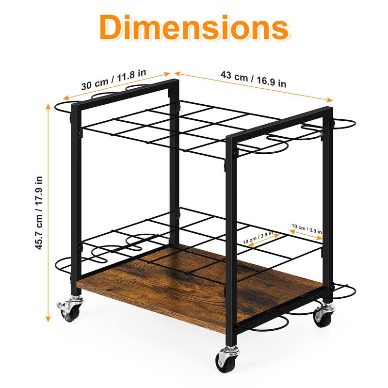 Storage Rack Cart,12 Slots Blueprint Holder with Wheels to Storage Poster