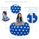 preview thumbnail 93 of 187, Kids Bean Bag Chair Cover Stuffed Animal Storage or Toy Organizer