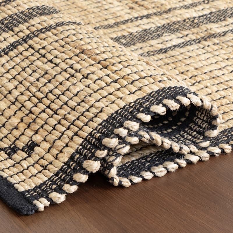 Nuloom Aubriella Striped Jute Area Rug