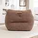 preview thumbnail 17 of 26, Bean Bag Chair, Bean Bag Sofa Chair with Armrests Stuffed High-Density Foam