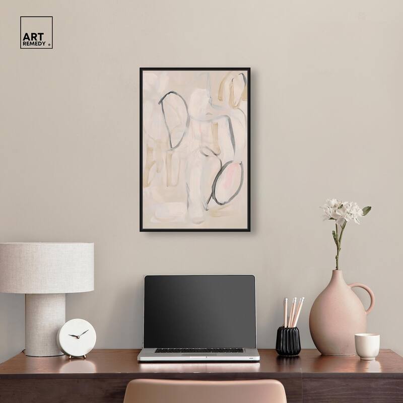Faded Outlines II Canvas by Art Remedy