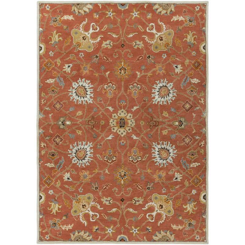 Hand-tufted Trey Traditional Wool Area Rug