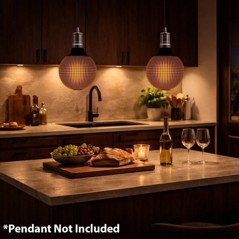 Festive Living G125 Decorative LED Bulb – 1800K Warm Vintage Glow - Art Deco