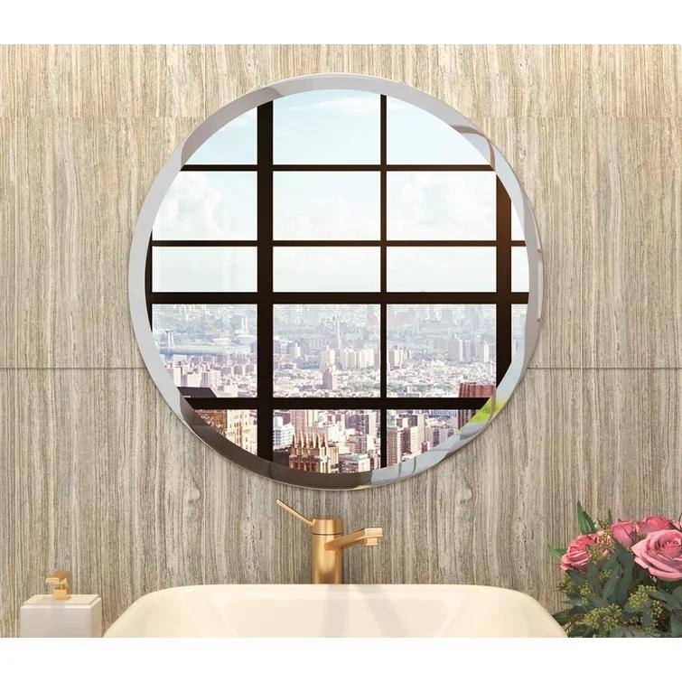 KOHROS Round Wall Mounted Bathroom Mirror