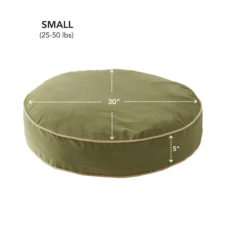 Scout Round Reversible Pillow Dog Bed