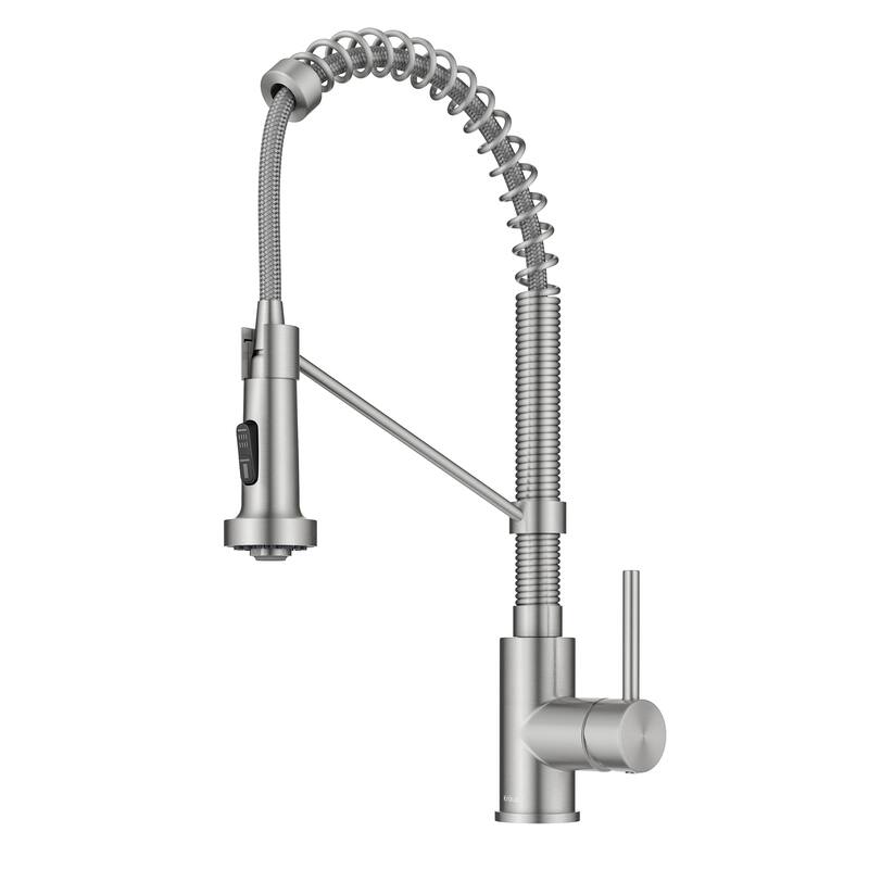 Kraus Bolden 2-Function 1-Handle Commercial Pulldown Kitchen Faucet