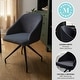 preview thumbnail 23 of 75, Martha Stewart Upholstered Stationary Swivel Home Office Chair