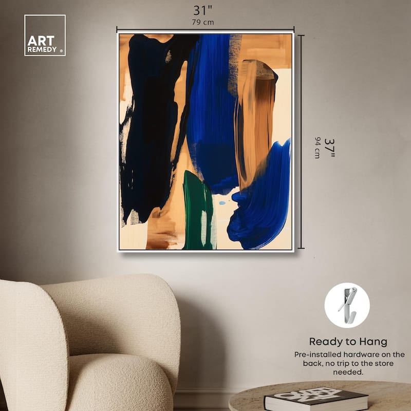 Ochre Odyssey Canvas by Art Remedy