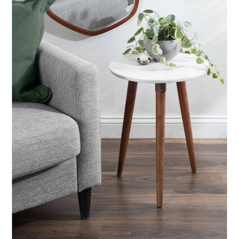 Kate and Laurel Rumsen Round Side Table