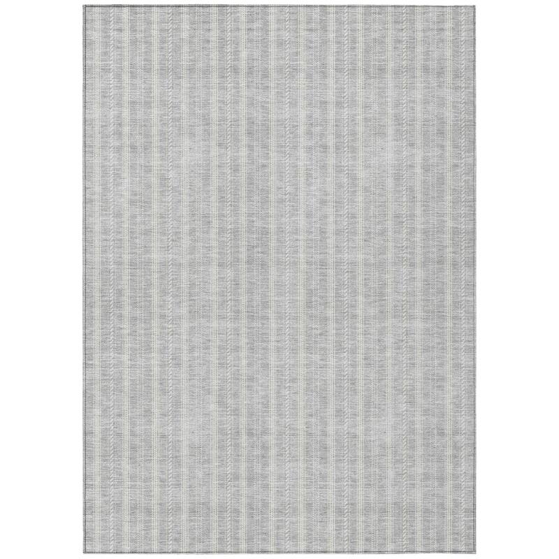 Machine Washable Indoor/ Outdoor Chantille Stripe Twist Rug