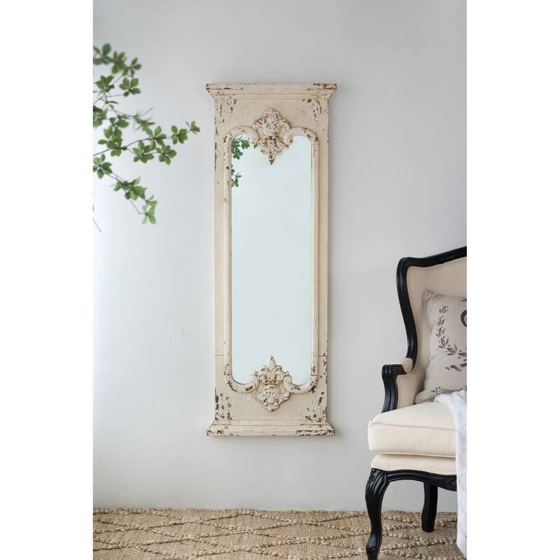 Full Length Mirror with Solid Wood Frame