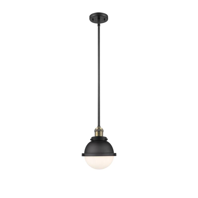 Innovations Lighting Franklin Restoration Hampden 1 Light 7" Stem Hung Mini Pendant