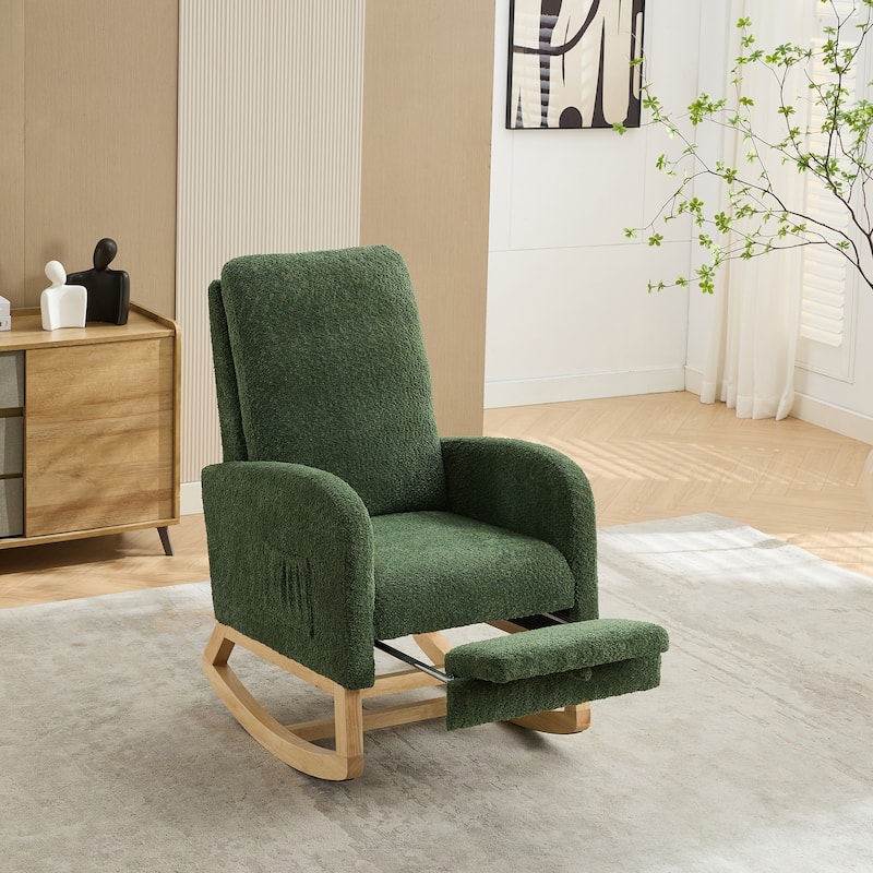 25.4"W Rocking Chair for Nursery