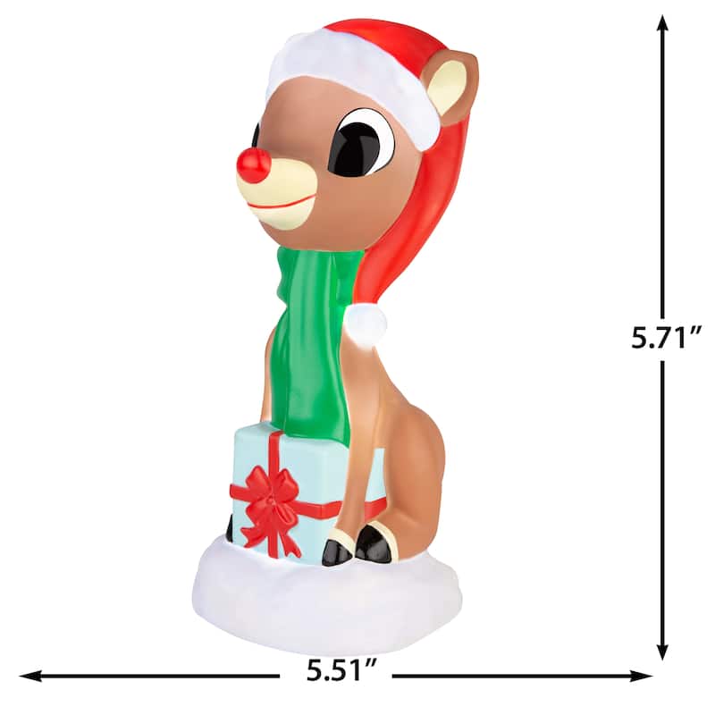 Lighted Blow Mold Decor-Rudolph-14"-Rudolph
