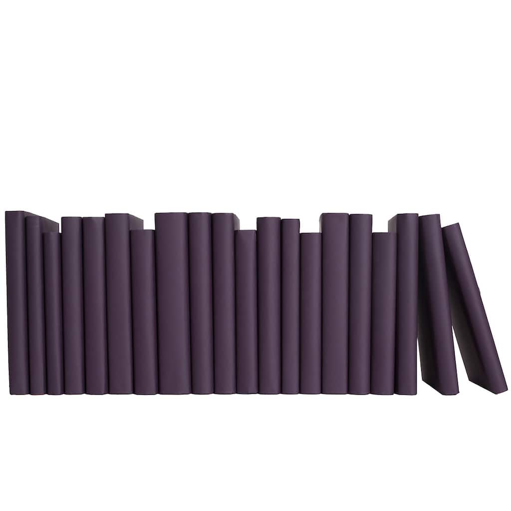 Books Purple Decorative Accessories: Violet Wrapped Color By The Foot