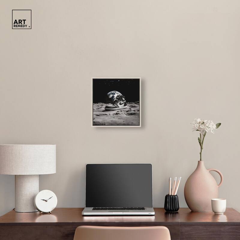 Moon Kicks Canvas by Art Remedy