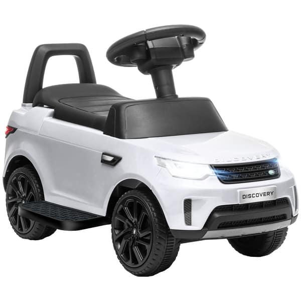 slide 2 of 10, ASTM Certified Kids Ride-On Car with Manual Mode, Safe Speed, LED Lights & Music - White White
