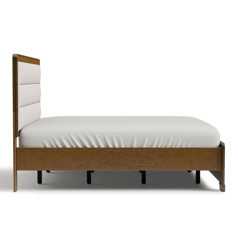 Furniture of America Collins 6-Piece Brown Solid Wood Oversized Bedroom Set