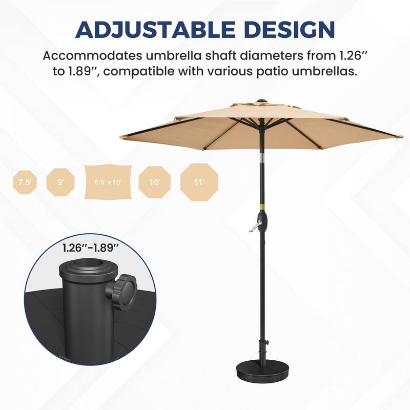 Heavy-Duty Foldable Outdoor Umbrella Base