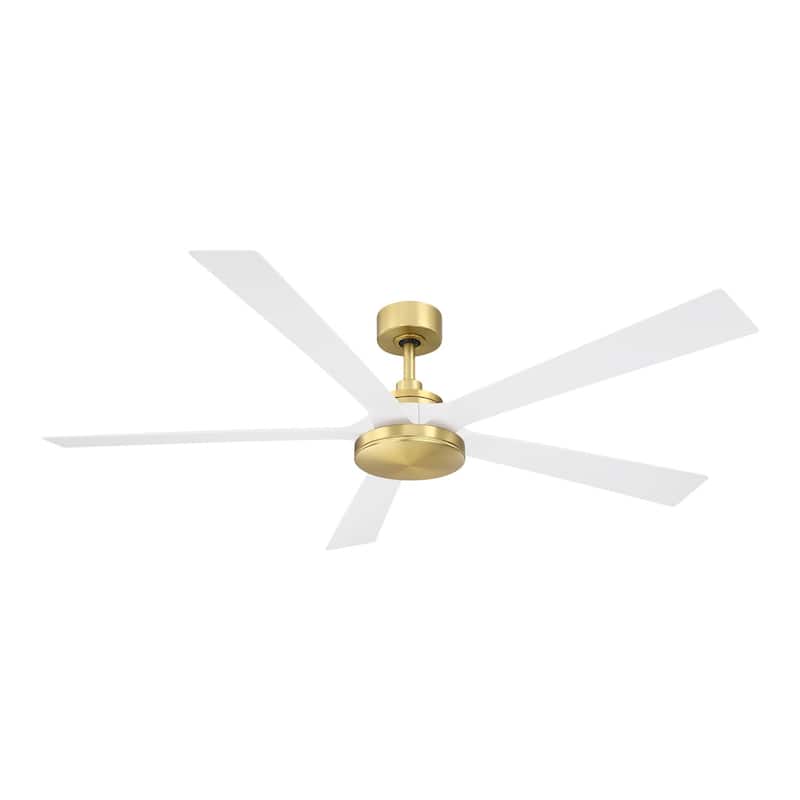 TorchAire 64 inch Indoor/Outdoor Smart Ceiling Fan with LED CCT Select Light Kit and Remote