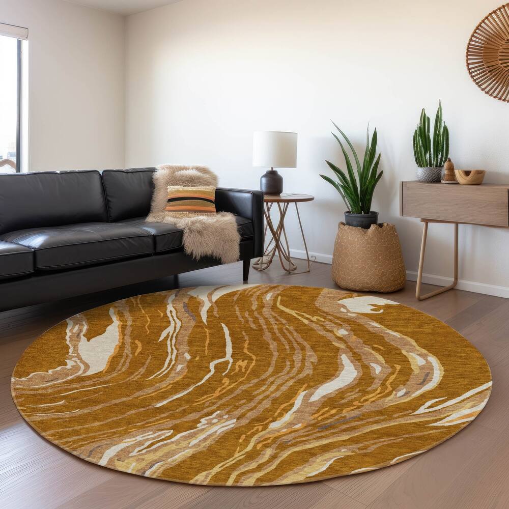 Premium Washable Super Soft Abstract Contemporary Mayfield Rug